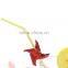 2017 New 250*5mm special shaped Flexible Windmill drinking straw for christmas decor