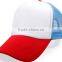 Custom Blank Tucker Hats Mesh Fabric Baseball Cap With Sponge