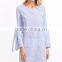 New Arrival 2017 Fashion Striped Long Sleeve Comfortable Cotton fitted Casual Shirt Dress