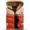 Winter Men's Down Vest Warm Hooded Vest Casual Cotton-padded jacket Slim Coat