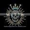 new popular design skull rhinestone/crystal rhinestone