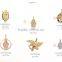 Mythological Combo Jewelry Designs with 119pcs just for USD $ 250 and with FREE SHIPPING