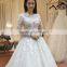 Custom Made White See Through Women Wedding Dress Empire Vintage Floor Length Princess Party Dress YDYS15B0201