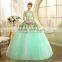 MGOO Hot Sale Designer Dress For Women prom Long Satin Evening Gown Beautiful Applique Dress L000123