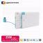 Hot selling plastic raw material rohs rechargeable power bank mobile charger 2500mah wholesale