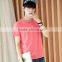 Zm40283b New Style Fancy Men's Summer Pure Color Shirts Comfortable Short Sleeve T-shirt