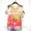 china shantou supplier newest lace with digital print design sweater