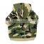camo hoodie green chinese new year dog clothes
