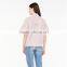 2017 OEM Loose-fitting Grandad-style Neckline Blouse Cloth Online