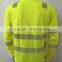 Reflective safety long sleeve t-shirt with segmented tape with half zipper closure for Europe