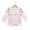 Comfortable Round Neck Long Sleeve Girl Knitted Cardigan