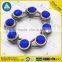 Manufacturer directly supply metal collar extenders in individual package with different colors of diamond studded