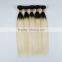  wholesale hair product two tone ombre colored hair weave bundles