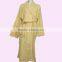 100% cotton hotel terry bathrobe