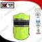 Security Roadway Yellow 3M Reflective Safety Cheap High Vis Vests for Cleaner