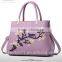 Latest Vintage brand Flower design Genuine Leather women bags handbag HB60
