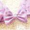 Wholesale Purple Flouncing Three Pieces Fashion Sexy Kids Bikini