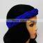 Very Beautiful Royal Blue Braided Hairband Cotton Jersey Headband new fashion Hippie boho indian style headwear headwrap hairban