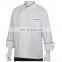 Double-breasted Long Sleeve White Executive Japanese Chef Uniform with Restaurant uniform clothing