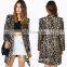 Wholesale Women's Coat,fashion Blazer for Women, Leopard Printed Women Blazer