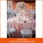 Graceful Design Pink Wedding Party Rosette Fancy Tablecloths