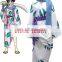 Rose-team Fantasia Anime Made InuYasha Band of Seven Jakotsu Kimono Cosplay Costume