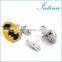 Batman cufflinks for men Novelty cufflink yellow and silver cuff links