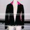 Ladies long sleeve terry fleece jacket