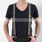 2016 New Design Striped Khaki and Navy Suspenders (Clip-on)