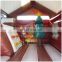 2016 hot sale cheaper china christmas themed inflatable bouncer slide for kids and adult