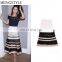 2018 New arrival European style wave fishtail sexy bodycon bandage long lady skirt