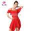 2015 milk silk sexy latin american dancing dress L-7088