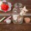 round shaped wishing glass bottle led light wishing bottle with Eiffel Tower charms for girlfriend gifts