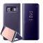 New Samsung Galaxy S7 S8+ S9 + Smart View Mirror Leather Flip Stand Case Cover