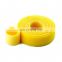 Factory Double sided back to back hook and loop fabric tape roll with high quality custom logo