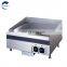 Commercial heavy duty stainless steel gas flat griddle with cabinet