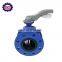 OEM DN50 Water oil gas Double flange butterfly valve
