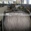 SS Material 1.4301 wire cable/steel wire rope 1x7 SS304 6.0mm