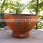 100cm Hemisphere Corten Steel Fire Pit Bowl