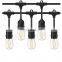 Decorative S14 LED String Bulbs for Holiday Garden  Christmas Use Outdoor edison bulb String Light filament string light 48ft