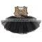 Girl Leopard Black Tulle Dress Kids Frock Designs Pictures Dresses 2017 Summer