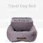 Pet Car Seat Travel Bed Dog Booster Car Seat with Clip-on Safety Leash,Car Seat Cover for Pets with Nonslip Bottom