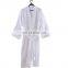 Wholesale brand Waffle pattern cotton fabric unisex hotel bathrobe