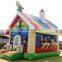 Cheap Prices Jumping Castle Kids Inflatable Bouncing Rainbow Bounce House With Blower