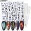 2019 Christmas Halloween Nail Art Decals 3D Manicure Applique Nail Stickers for Nail Decoration drop shipping service