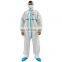 Virus protective coverall  type 4B,5B&6B with breathable membrane