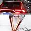 2PCS Car LED Reflector For Toyota RAV4 2019 2020 Rear Pillar Light Rear Running Light Bumper Brake Light Dynamic Turn Signal