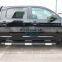 Алюминиевые серебристые боковые подножки (Nerf Bar) для Toyota Tundra 2007 - 2021 Double Cab
