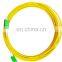 Low insertion loss high return loss LC APC Simplex single mode pvc fiber optic patch cord mini boot lc fiber patch cord