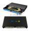19 inch rock mount ODF 1U 24 Port SC SX fiber optic patch panel empty